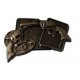 concho - crossed colt revolver, gold XXL