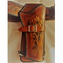 Handmade holster belt