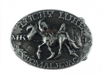 metal belt buckle Lucky Luke