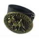 belt buckle antique brass Lucky Luke