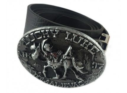 metal belt buckle Lucky Luke