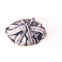 belt buckle lucky skull