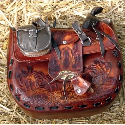 Saddle handbag