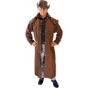 Brown cowboy coat XL.