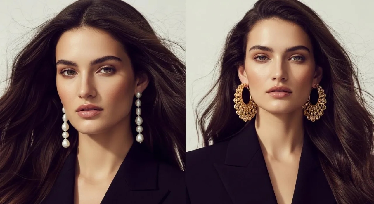 Jak stylizować długie kolczyki, aby uniknąć modowych wpadek?