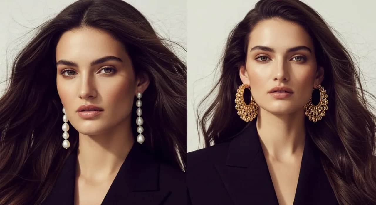 Jak stylizować długie kolczyki, aby uniknąć modowych wpadek?