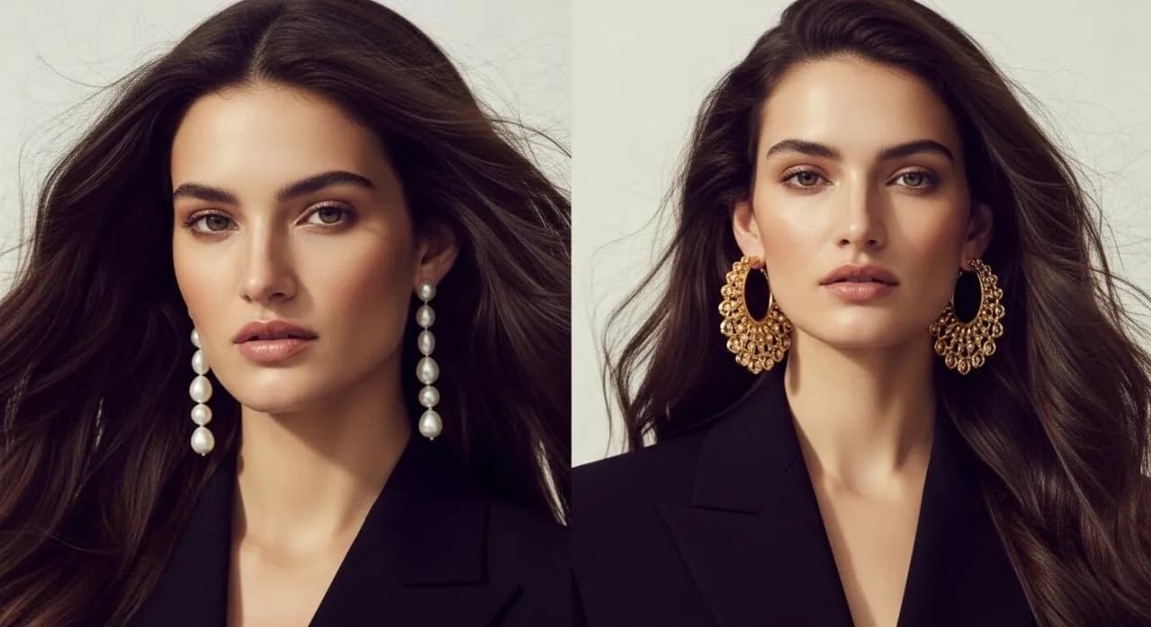 Jak stylizować długie kolczyki, aby uniknąć modowych wpadek?