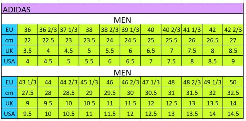 Adidas 38 2/3 ile cm - poznaj dokładny rozmiar, uniknij błędów przy zakupie