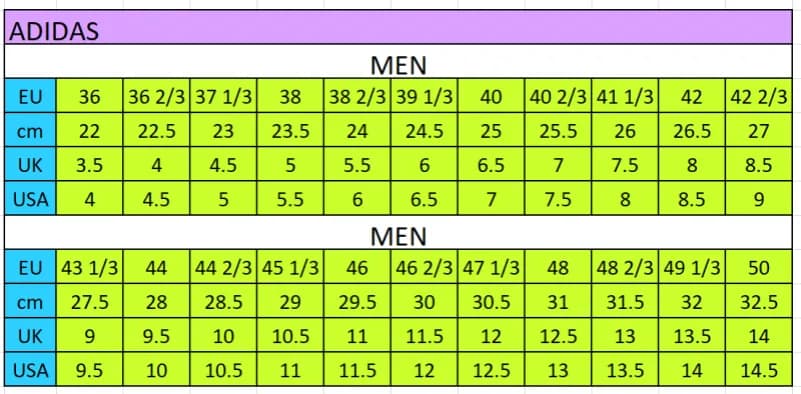 Adidas 38 2/3 ile cm - poznaj dokładny rozmiar, uniknij błędów przy zakupie