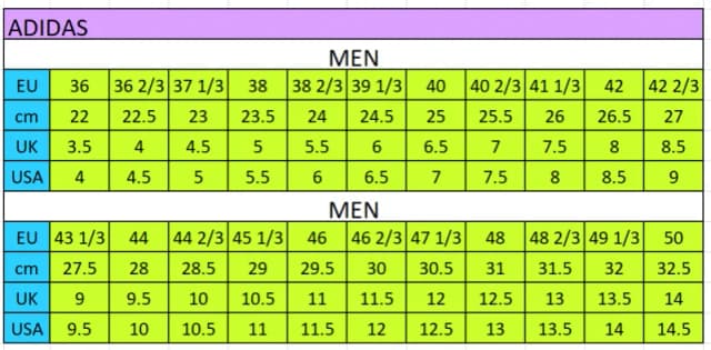 Adidas 38 2/3 ile cm - poznaj dokładny rozmiar, uniknij błędów przy zakupie