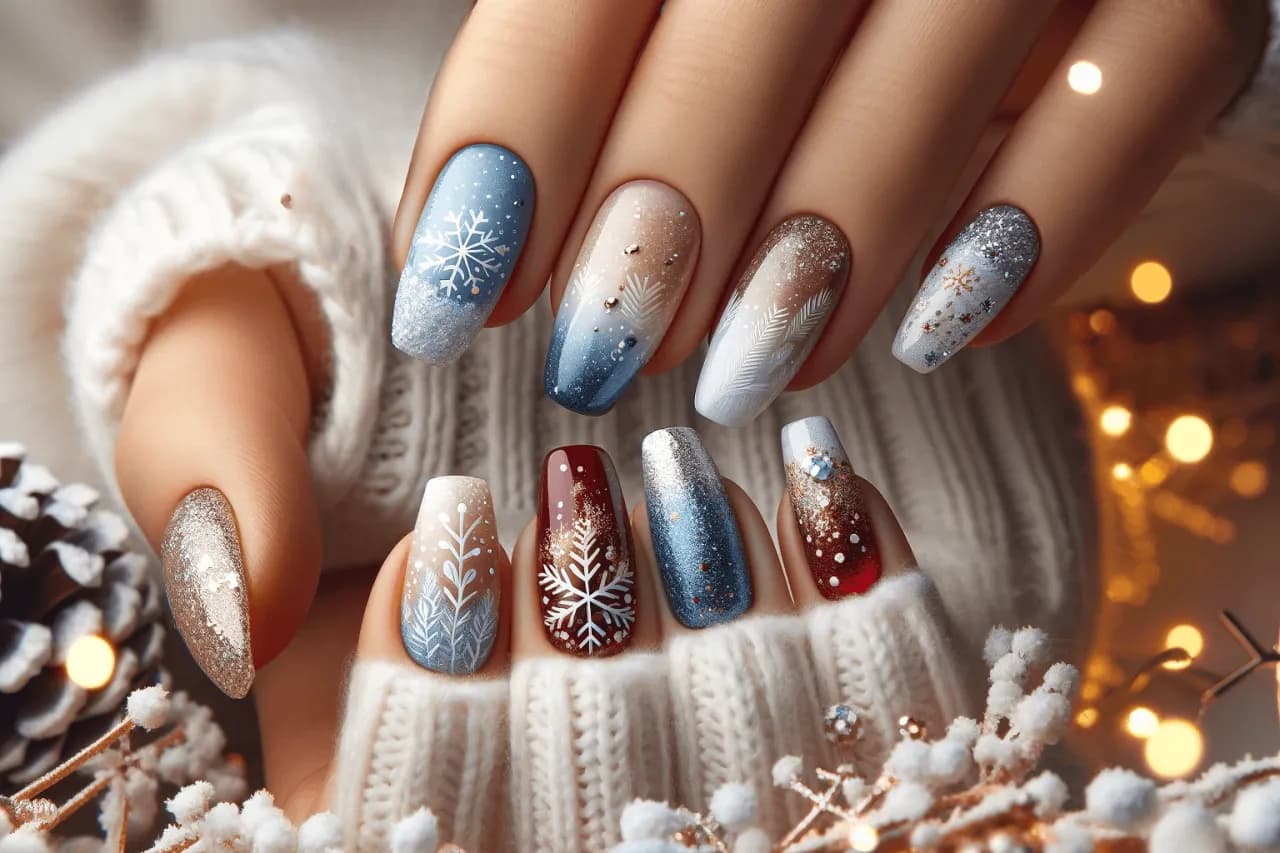 Świąteczne stylizacje paznokci, które zachwycą i dodadzą blasku